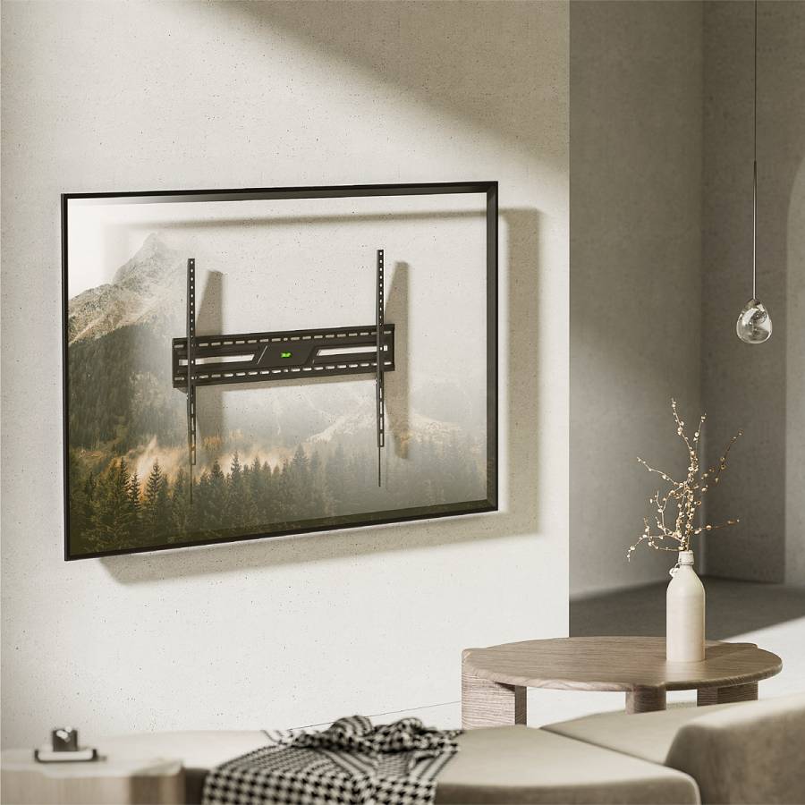 POWERTECH επιτοίχια βάση τηλεόρασης PT-1369, 43-100, έως 75kg, fixed PT-1369