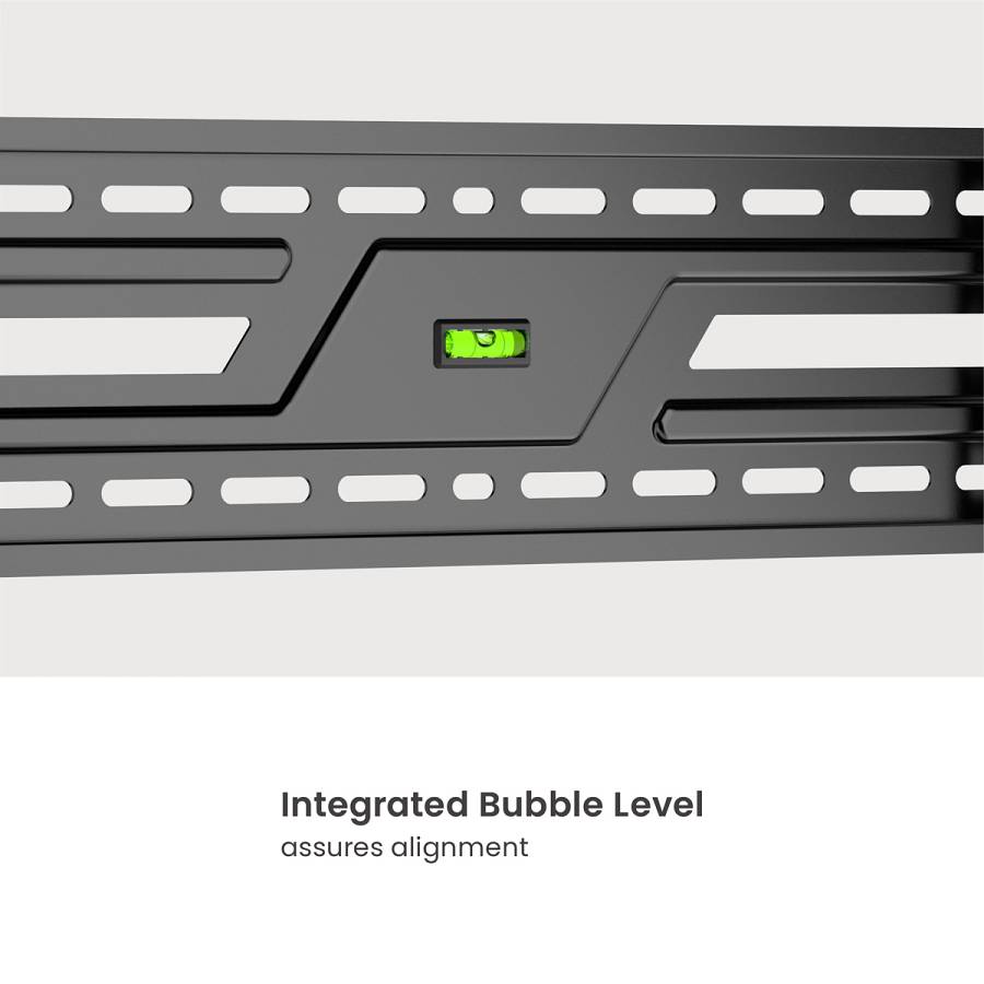 POWERTECH επιτοίχια βάση τηλεόρασης PT-1371, 37-86, έως 75kg, fixed PT-1371
