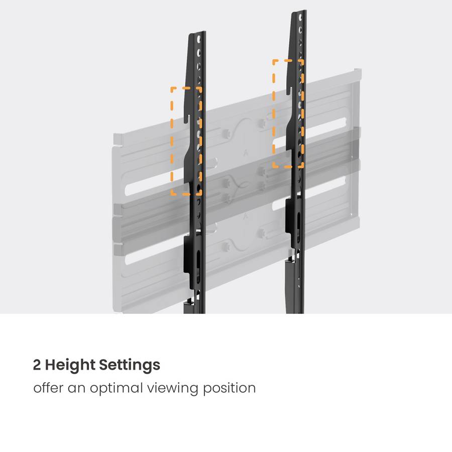 POWERTECH επιτοίχια βάση τηλεόρασης PT-1389, 37-80, έως 40kg, full motion PT-1389