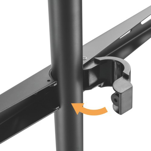 POWERTECH βάση τηλεόρασης δαπέδου PT-1400, 45-65, έως 32kg PT-1400