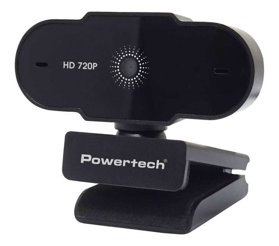 POWERTECH web camera PT-1426, 0.9MP, 720p HD, fixed εστίαση, 1.5m, μαύρη PT-1426