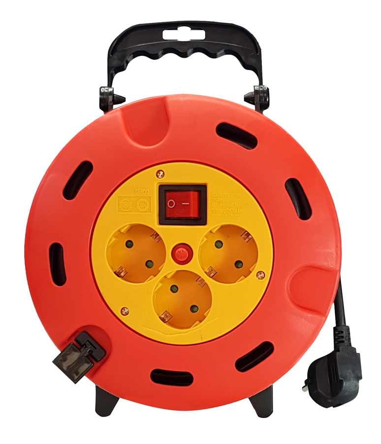 POWERTECH μπαλαντέζα κλειστού τύπου PT-896, 3x schuko, 16A, 5m PT-896