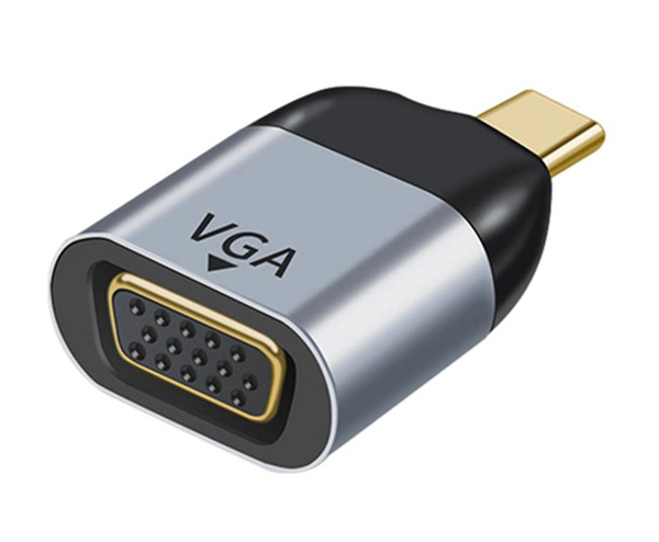 POWERTECH αντάπτορας USB-C σε VGA PTH-094, 1080p/60Hz, γκρι PTH-094