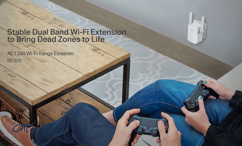 TP-LINK AC1200 Wi-Fi Range Extender RE305, dual band, Ver. 4.0 RE305