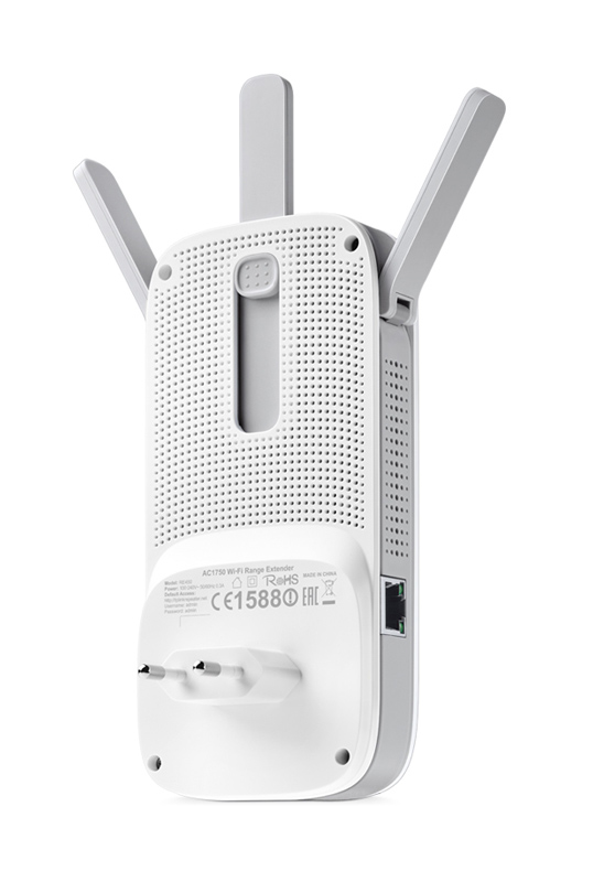 TP-LINK WiFi range extender RE450, dual-band, AC1750, Ver. 3.0 RE450