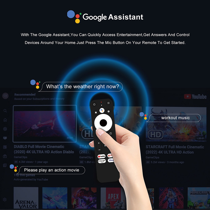 Τηλεχειριστήριο RM-HAKOMINI για TV Box HAKOMiNi RM-HAKOMINI