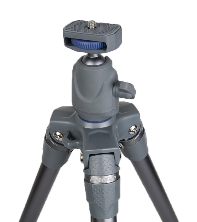 FOTOPRO τρίποδο φωτογράφισης S3 Lite, πτυσσόμενο έως 127cm, έως 2.5kg, γκρι S3-LITE