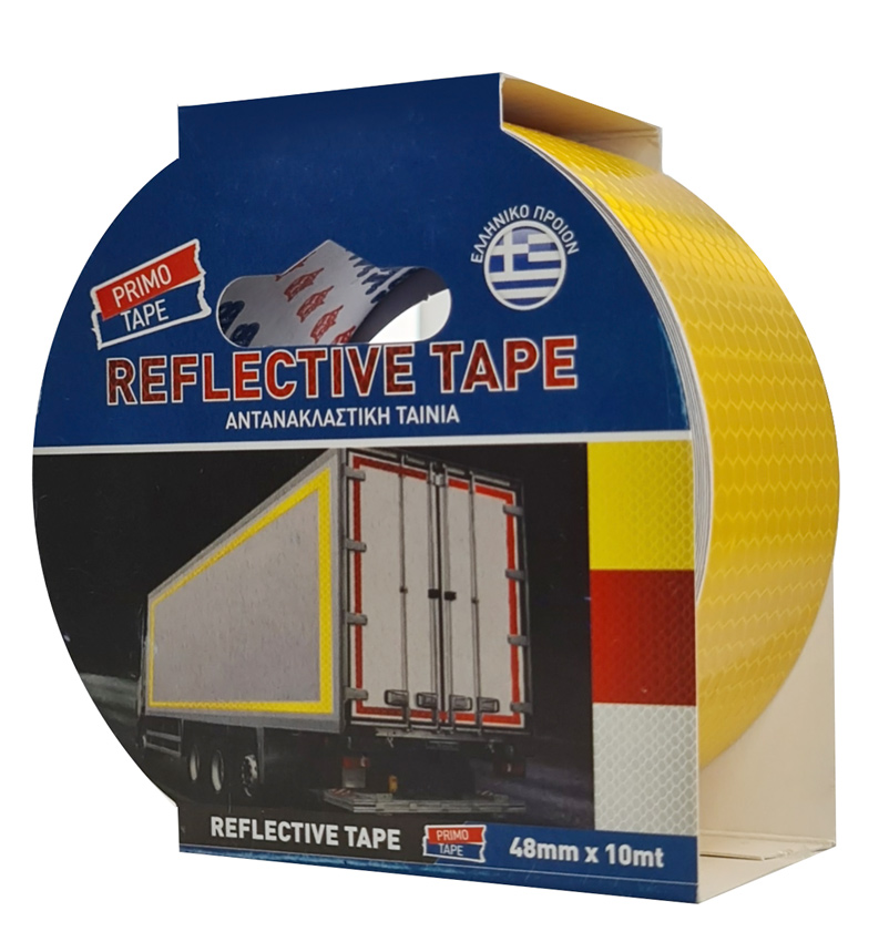PRIMO TAPE αντανακλαστική ταινία SEL-024, 48mm x 10m, κίτρινη SEL-024
