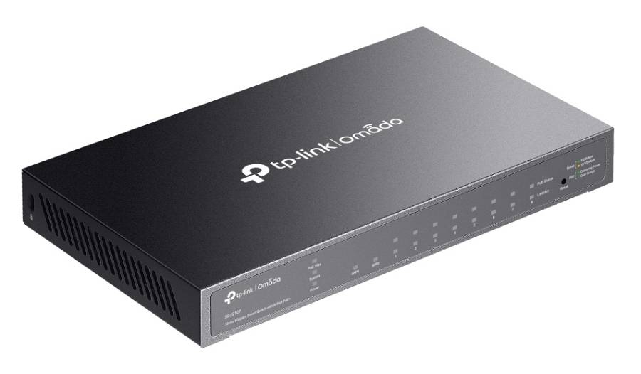 TP-LINK smart PoE+ switch SG2210P, 10-Port Gigabit, V 5.20 SG2210P