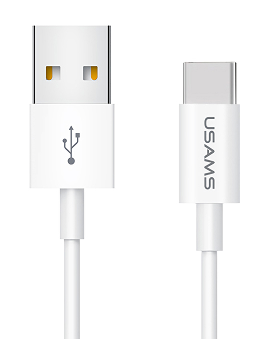 USAMS καλώδιο USB-C σε USB US-SJ285, 2A, 1m, λευκό SJ285USB01