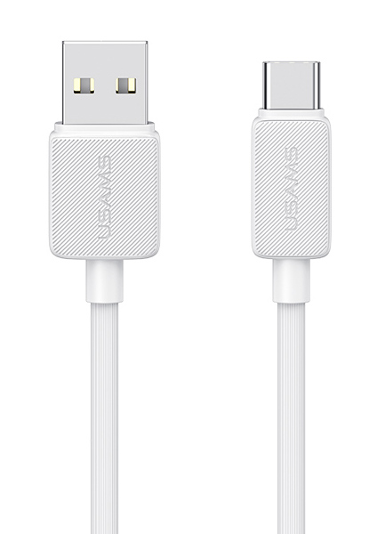 USAMS καλώδιο USB-C σε USB US-SJ693, 3A, 480Mbps, 2m, λευκό SJ693USB02
