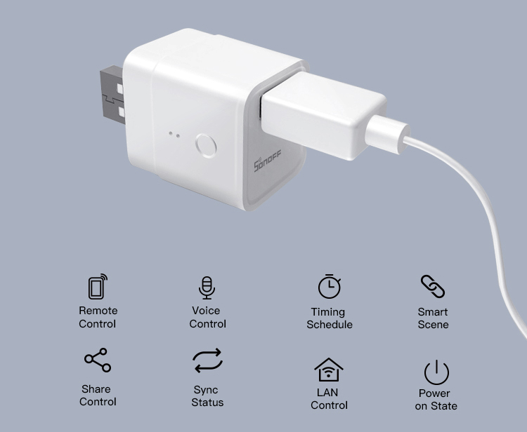 SONOFF Smart USB adapter Micro, 5V, Wireless SNF-MICRO
