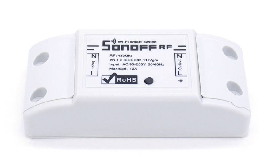 SONOFF Smart Διακόπτης RF2 433MHz, WiFi 2.4GHz, λευκό SNF-RFR2