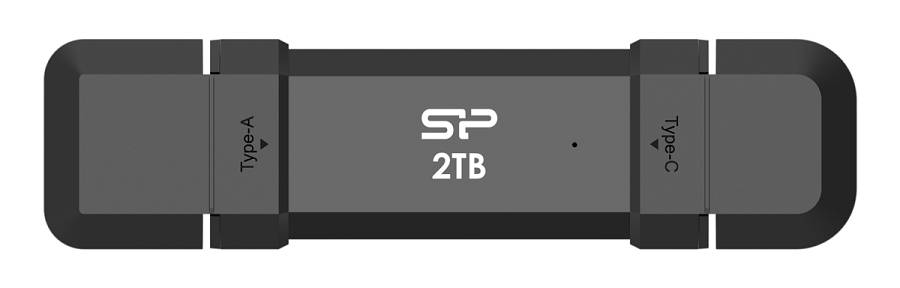 SILICON POWER εξωτερικός SSD Marvel Xtreme DS72, USB-C/USB 3.2, 2TB, μαύρο SP002TBUC3S72VPK