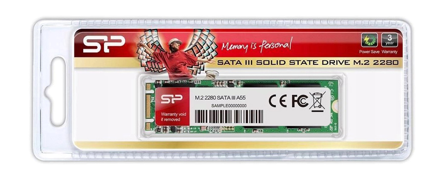 SILICON POWER SSD A55, 128GB, M.2 2280, SATA III, 560-530MB/s SP128GBSS3A55M28