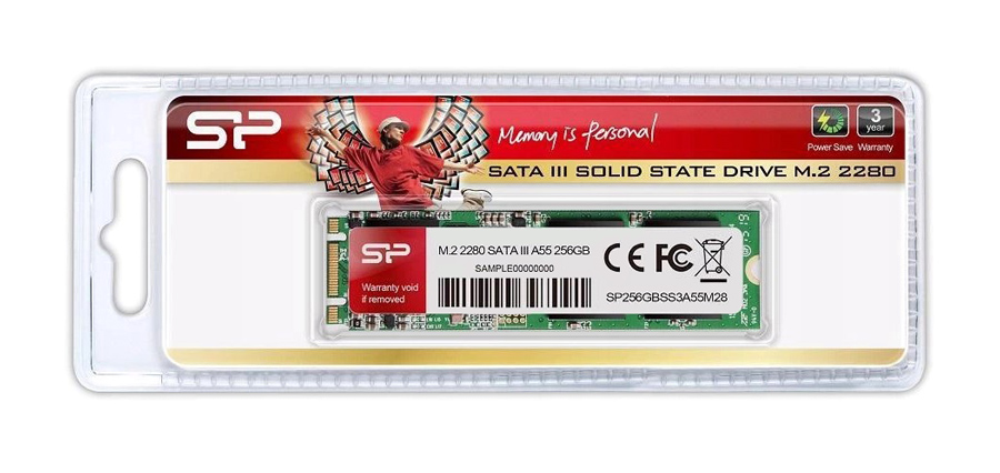 SILICON POWER SSD A55, 256GB, M.2 2280, SATA III, 560-530MB/s SP256GBSS3A55M28