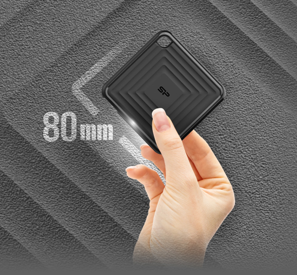 SILICON POWER εξωτερικός SSD PC60, 512GB, USB 3.2, 540-500MB/s, μαύρος SP512GBPSDPC60CK