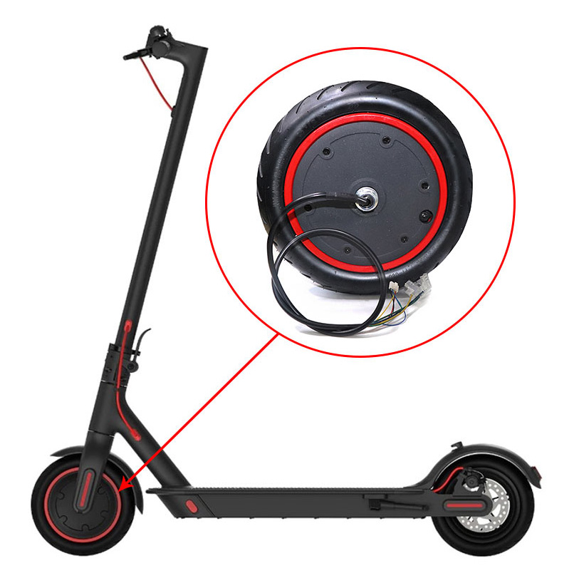 Ανταλλακτικό μοτέρ με λάστιχο για πατίνι Xiaomi Pro & Pro 2, 350W SPXISPRO-004