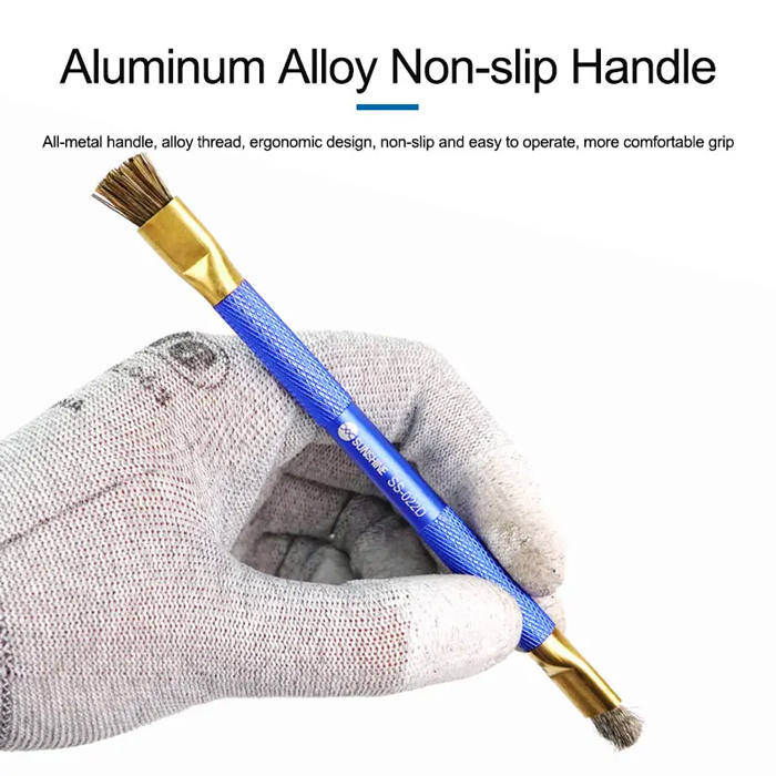 SUNSHINE εργαλείο καθαρισμού SS-022D για επισκευές κινητών, 2x βούρτσες SS-022D