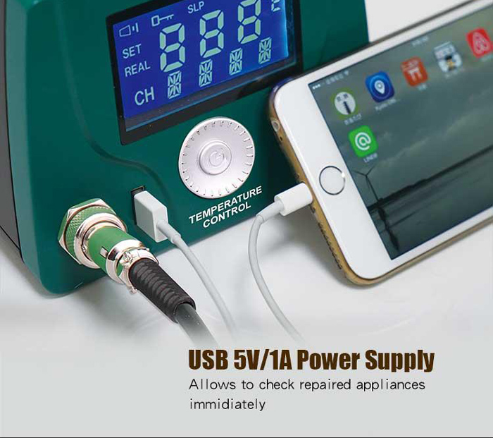 PROSKIT σταθμός συγκόλλησης SS-256B με κολλητήρι, 60W, 200~480 °C SS-256B