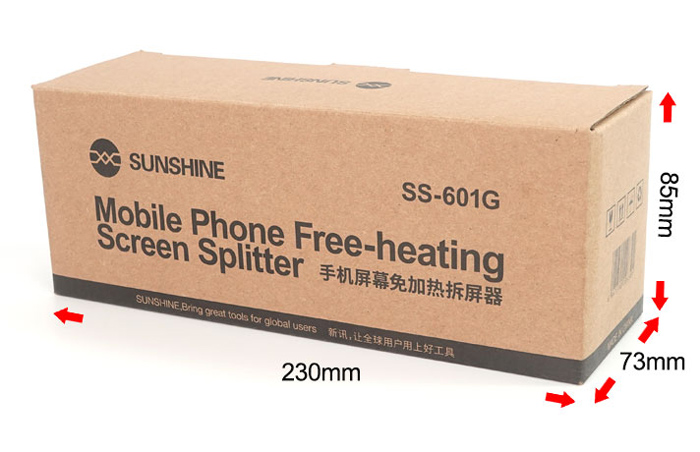 SUNSHINE διαχωριστής LCD οθόνης SS-601G για επισκευές κινητών, heat-free SS-601G
