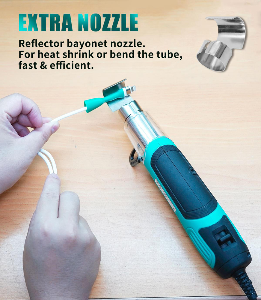 PROSKIT μίνι πιστόλι θερμού αέρα SS-628F, 250/500W, 350/500 °C SS-628F