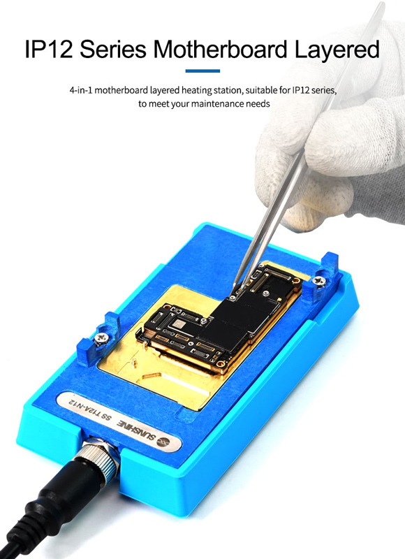 SUNSHINE βάση motherboard SS-T12A-N12 για iPhone 12 series, θερμαινόμενη SS-T12A-N12