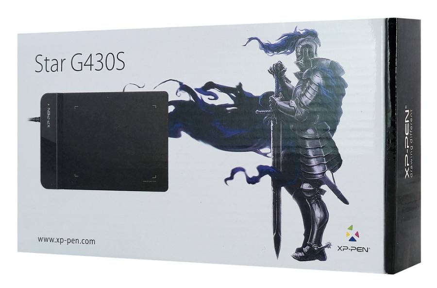 XP-PEN ταμπλέτα σχεδίασης με γραφίδα Star G430S, 101.6x76.2mm, μαύρο STARG430S-B