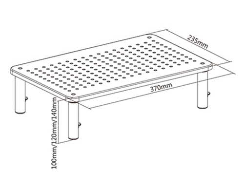 BRATECK επιτραπέζια βάση οθόνης/laptop STB-081, 13-32, έως 20kg STB-081