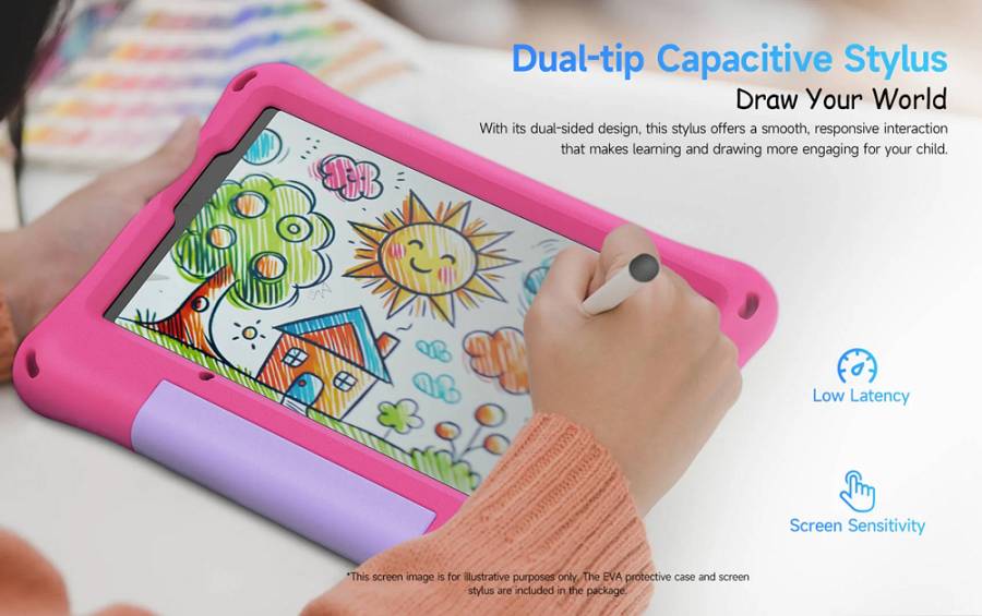 ULEFONE tablet Tab A9 Pro Kids, 8.68, 4/128GB, 4G, Android 15, 5040mAh, μπλε TABA9-PRO-BL