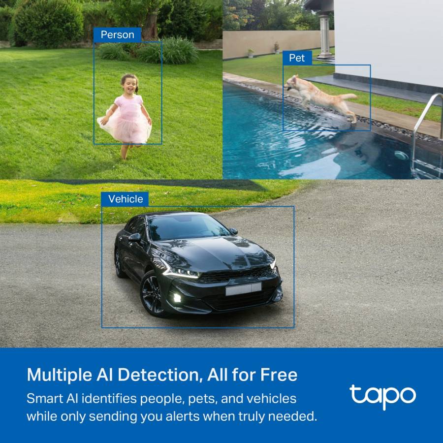 TP-LINK smart ηλιακή κάμερα Tapo C425 KIT, 2K, Wi-Fi, IP66, V.1.20 TAPO-C425KIT