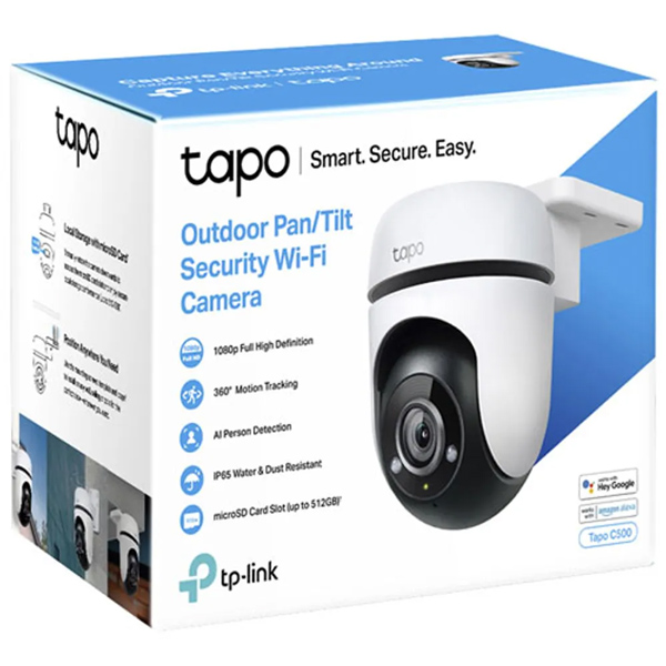TP-LINK smart κάμερα Tapo C500, 1080p, PTZ, Wi-Fi, IP65, Ver. 1.0 TAPO-C500
