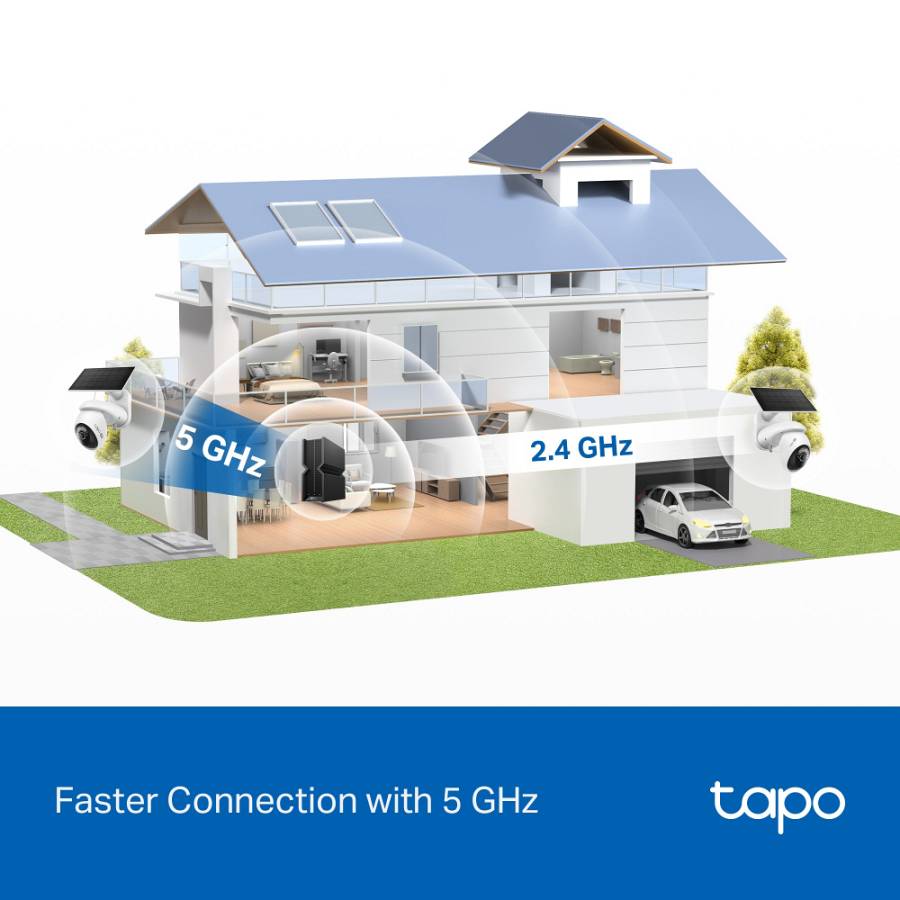 TP-LINK smart ηλιακή κάμερα Tapo C660 KIT, 4K/8MP, WiFi, PTZ, SD, IP65, EU/1.0 TAPO-C660KIT