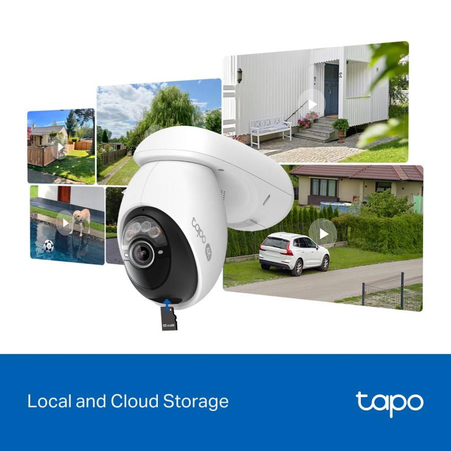 TP-LINK smart ηλιακή κάμερα Tapo C660 KIT, 4K/8MP, WiFi, PTZ, SD, IP65, EU/1.0 TAPO-C660KIT