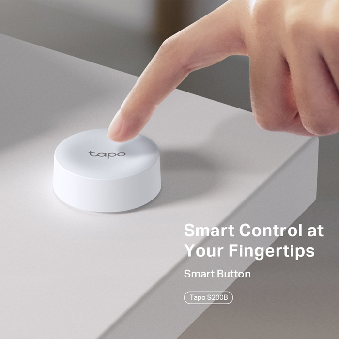 TP-LINK smart διακόπτης Tapo S200B, με μπαταρία, 868MHz, Ver 1.0 TAPO-S200B