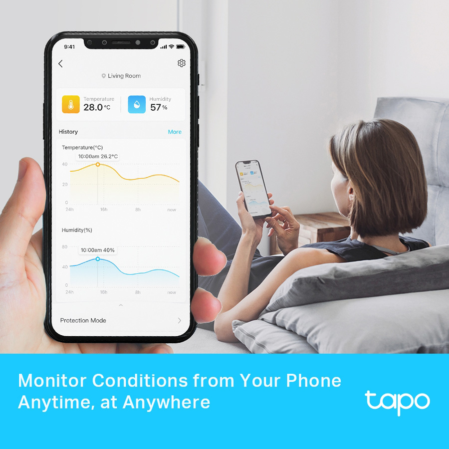 TP-LINK smart θερμόμετρο & υγρασιόμετρο Tapo T315, -20~60 °C, Ver 1.0 TAPO-T315