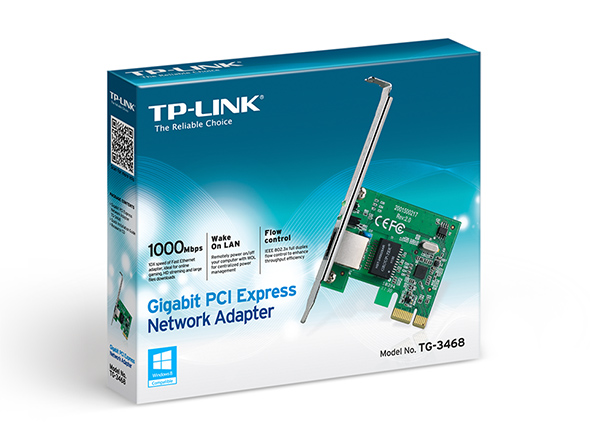 TP-LINK PCI Express Network Adapter TG-3468, low profile, Ver. 4.0 TG-3468