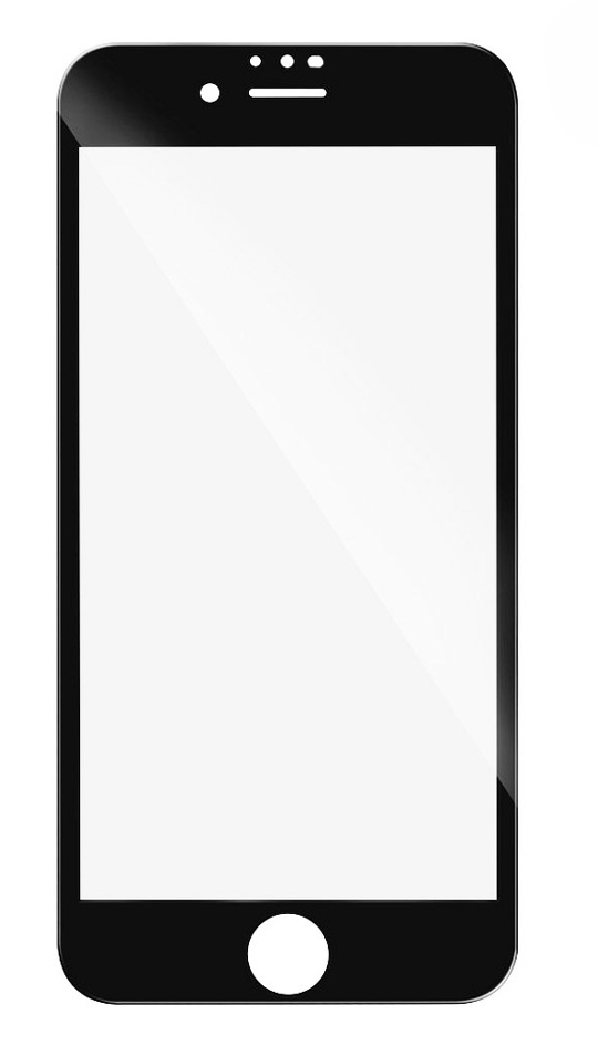 POWERTECH Tempered Glass 5D Full Glue TGC-0203 για iPhone 6 Plus, μαύρο TGC-0203