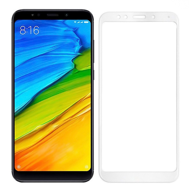 POWERTECH Tempered Glass 5D Full Glue για Xiaomi Note 5 Qualcomm, λευκό TGC-0297