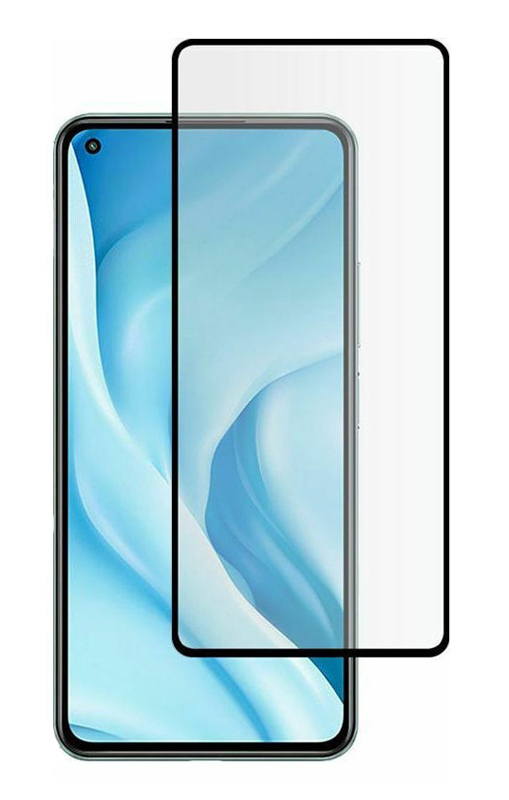 POWERTECH tempered glass 5D TGC-0523 για Xiaomi Mi 11 Lite 4G/5G, μαύρο TGC-0523