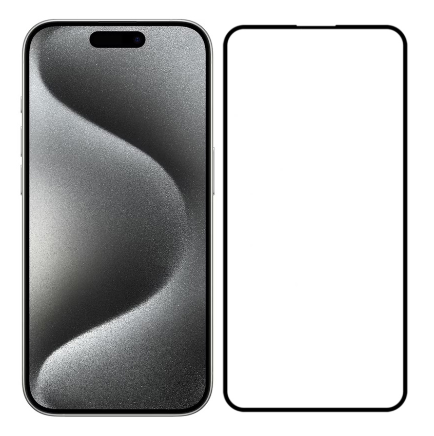 POWERTECH tempered glass 5D TGC-0660 για iPhone 15 Pro Max, full glue TGC-0660