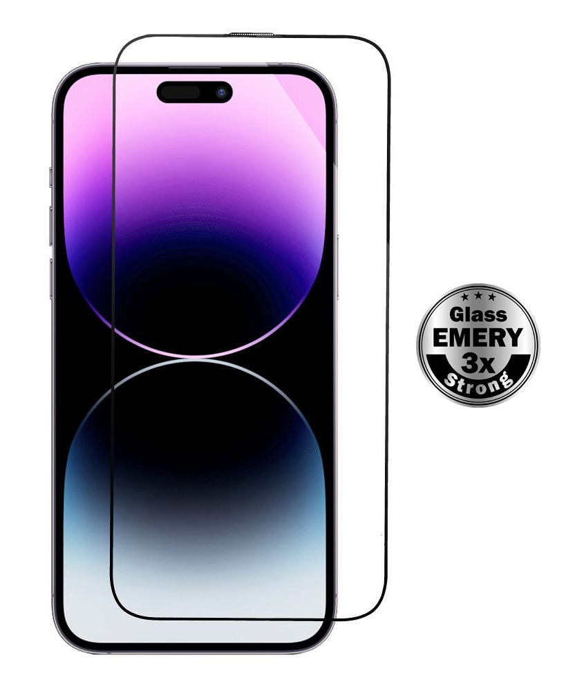 POWERTECH tempered glass Emery 5D TGC-0758 για iPhone 15 Pro, full glue TGC-0758