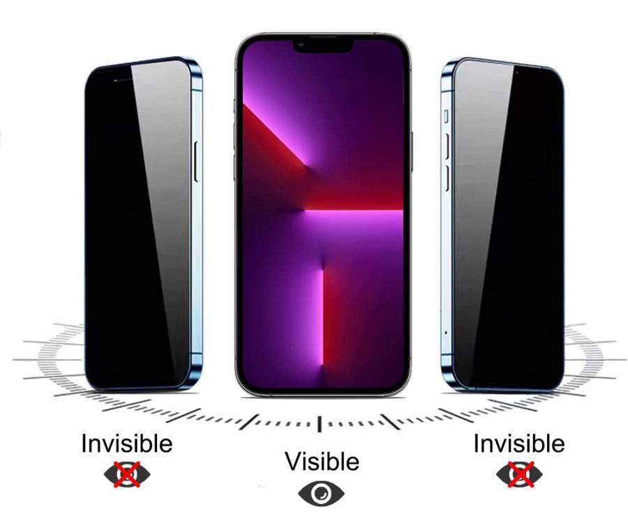 POWERTECH tempered glass Emery Private 5D TGC-0799 για iPhone 17 Pro, full glue TGC-0799