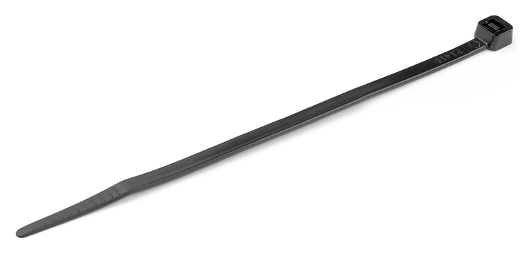 POWERTECH δεματικά καλωδίων TIES-046, 150x3.6mm, μαύρα, 100τμχ TIES-046