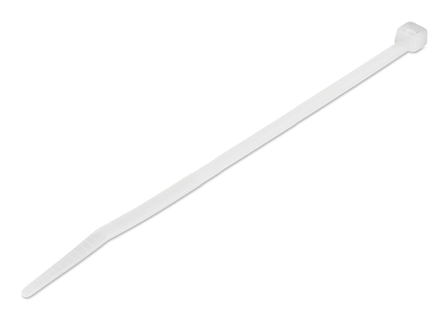 POWERTECH δεματικά καλωδίων TIES-051, 300x3.6mm, λευκά, 100τμχ TIES-051