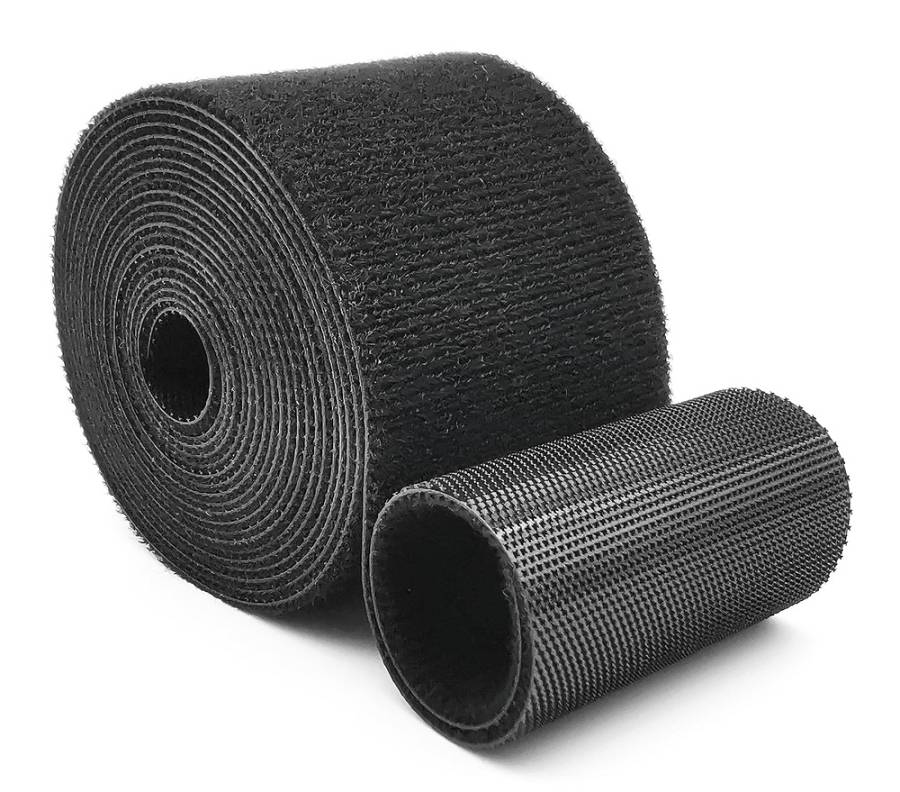 POWERTECH ταινία τύπου velcro TIES-080, 48mm, 5m, μαύρη TIES-080