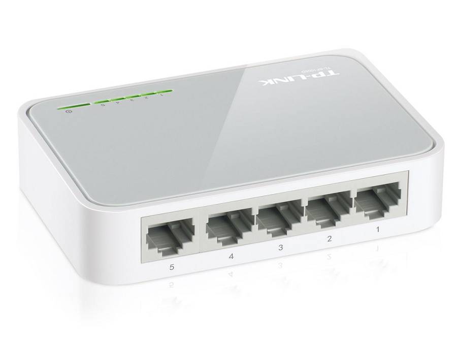 TP-LINK Desktop Switch TL-SF1005D, 5-port 10/100M, Ver. 17.0 TL-SF1005D