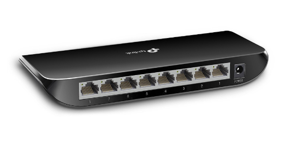 TP-LINK Desktop Switch TL-SG1008D, 8-port 10/100/1000Mbps, Ver. 12.0 TL-SG1008D