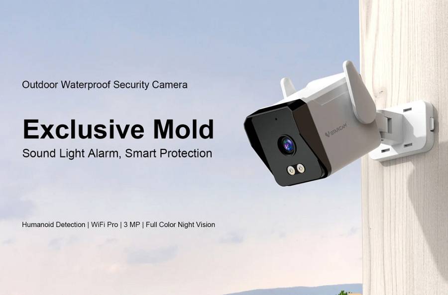 VSTARCAM smart κάμερα TS3, 3MP, WiFi, SD, IP66 TS3