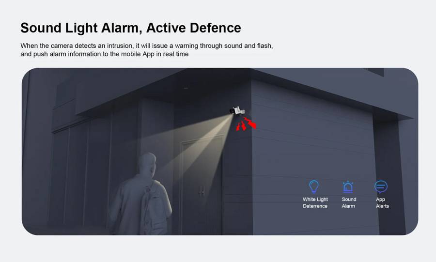 VSTARCAM smart κάμερα TS3, 3MP, WiFi, SD, IP66 TS3